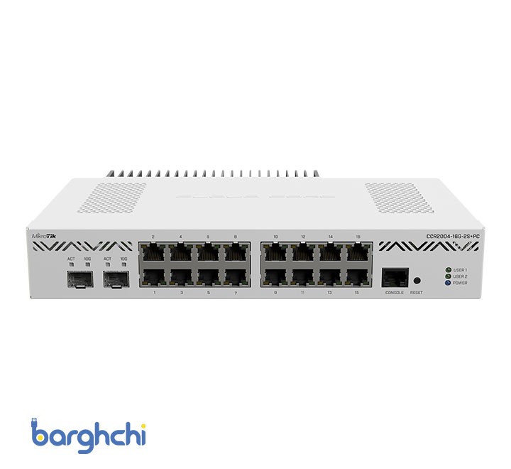 روتر میکروتیک CCR2004-16G-2S+PC