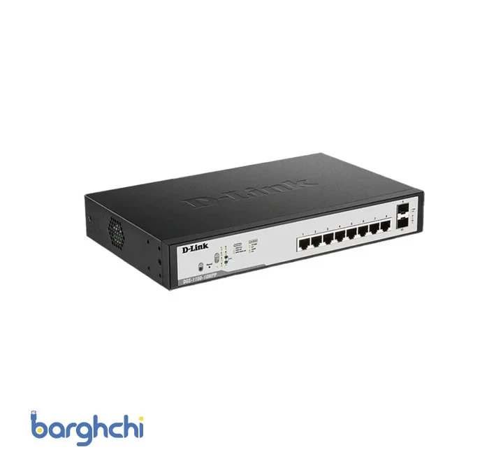 سوئیچ شبکه 10 پورت دی لینک DGS-F1100-10PS