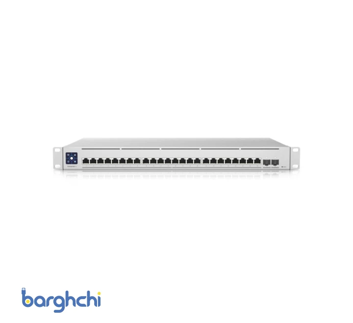 سوئیچ شبکه یوبیکیوتی مدل UniFi USW-EnterpriseXG-24-1