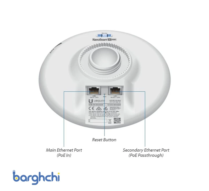 رادیو وایرلس یوبیکیوتی مدل Nanobeam NBE-5AC-GEN2-2