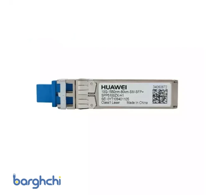 ماژول فیبر نوری هواوی مدل SFP+ 1550nm 10G 80KM-1