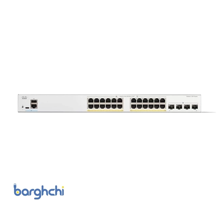 سوئیچ سیسکو مدل C1300-24FP-4G