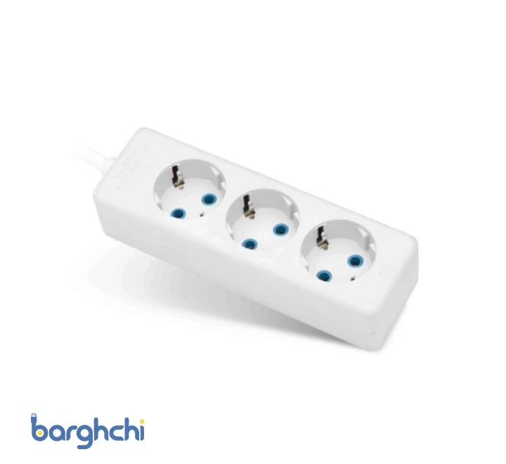 شهاب 3 خانه ارت دار بدون کلید با کابل 1/8 متر پارت الکتریک مدل 997