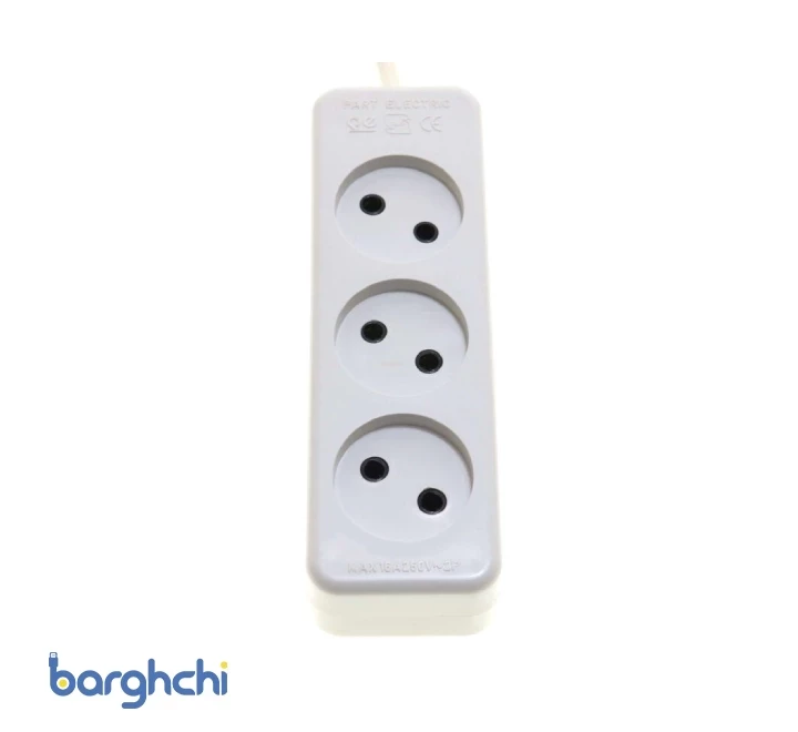 شهاب 3 خانه بدون ارت بدون کلید با کابل 1/18 متر پارت الکتریک مدل 861
