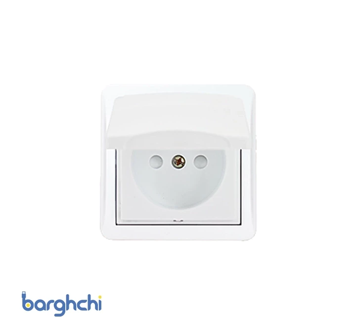 پریز بدون ارت دربدار پارت الکتریک مدل شهاب 4058
