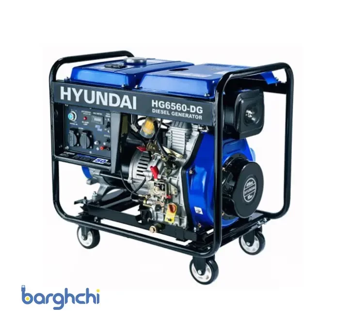 موتور برق بنزینی هیوندای مدل HG6560-DG