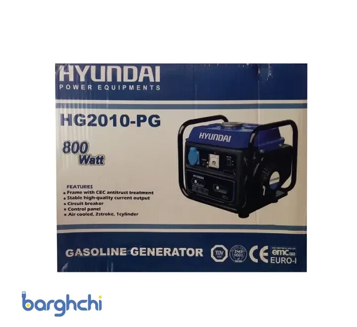 موتور برق بنزینی هیوندای مدل HG2010-PG کد wt-800