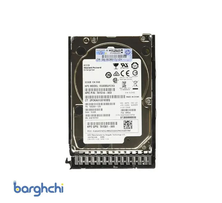 هارد سرور HDD اچ پی 300GB SAS 12G 10K SFF