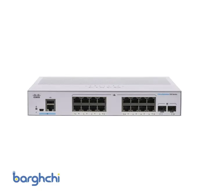 سوئیچ 16 پورت سیسکو مدل CBS350-16T-E-2G