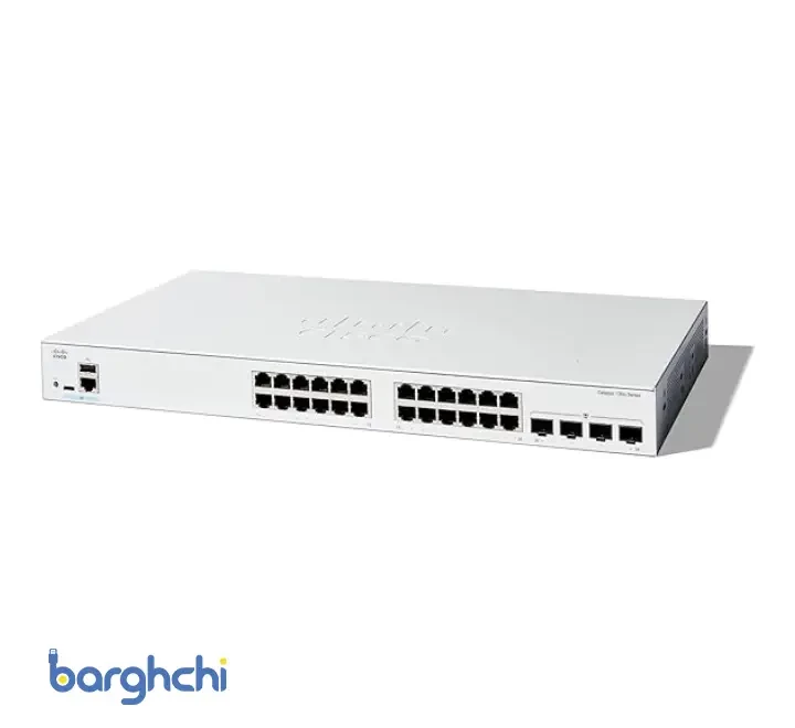 سوئیچ 24 پورت سیسکو مدل C1300-24P-4X