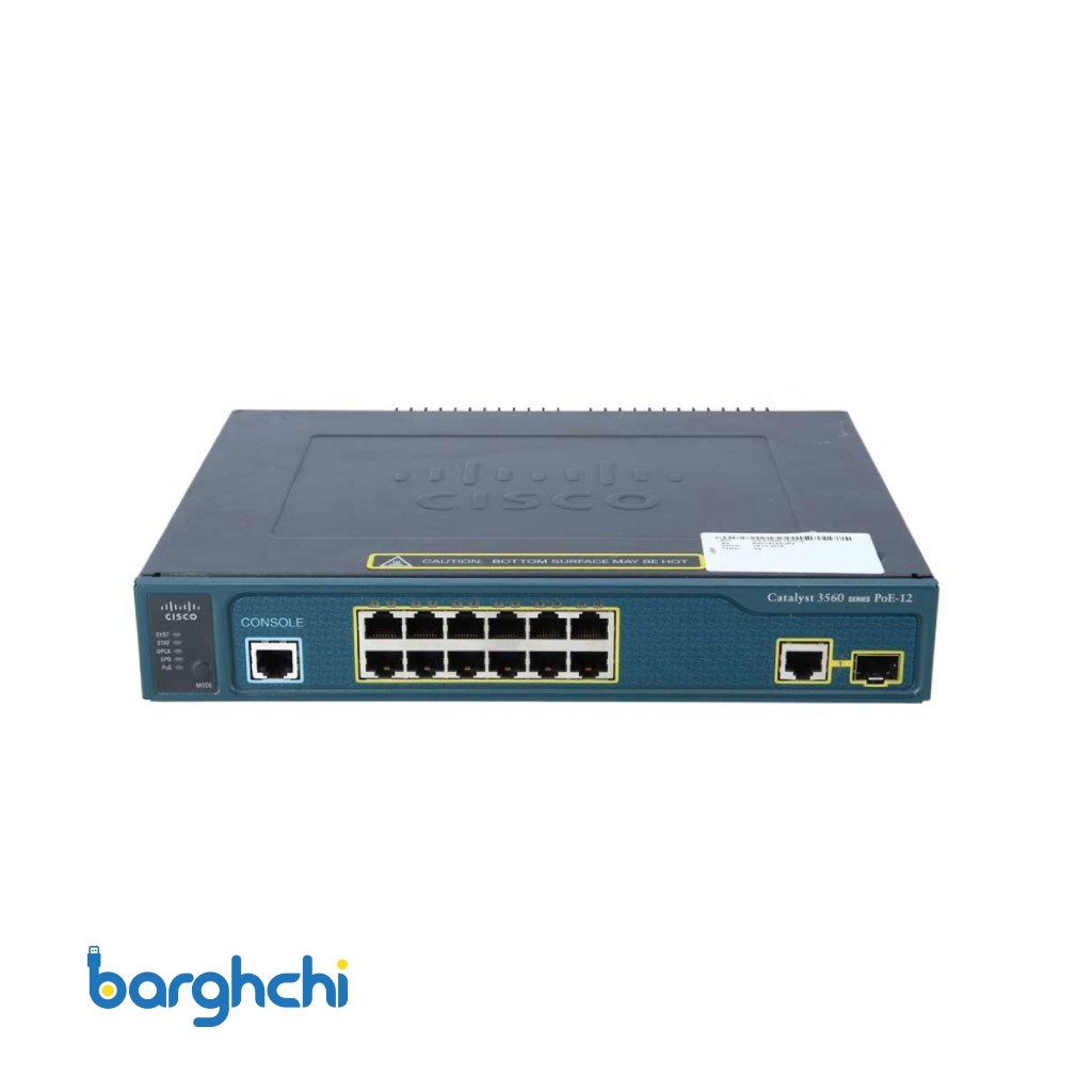 سوئیچ سیسکو مدل WS-C3560-12PC-S