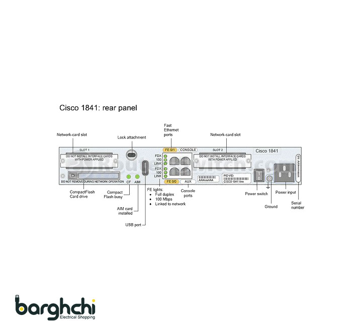 روتر سیسکو مدل CISCO 1841