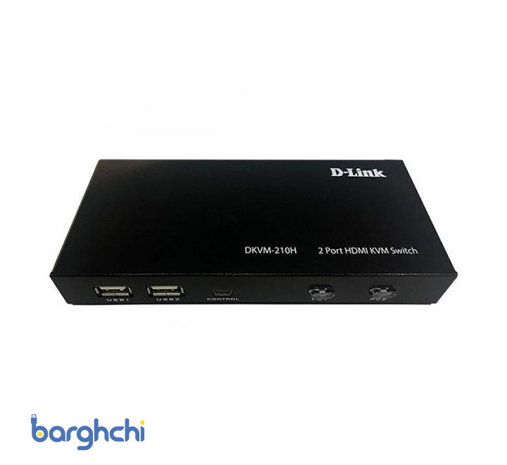 سوئیچ 2 پورت دی لینک مدل DKVM-210H