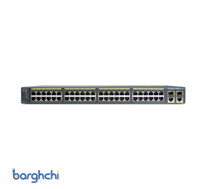 سوئیچ 48 پورت سیسکو مدل WS-C2960+48TC-L