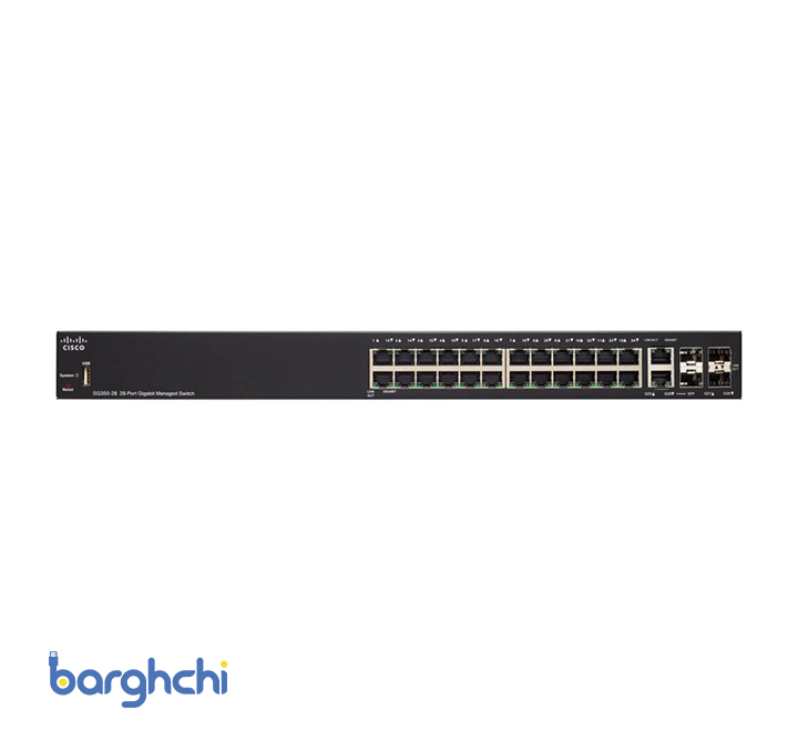 سوئیچ 28 پورت سیسکو مدل SG350-28