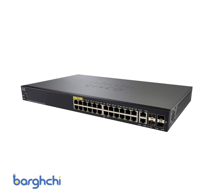 سوئیچ 28 پورت سیسکو مدل SG350-28P