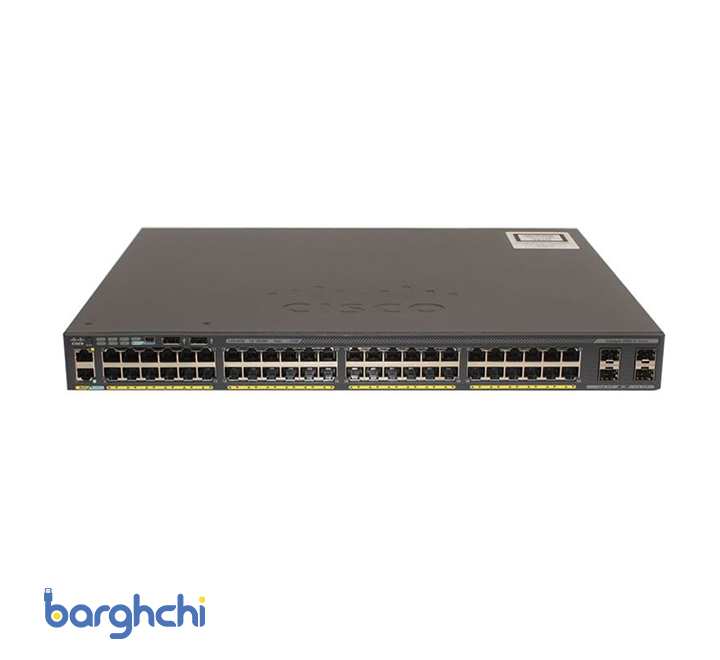 سوئیچ 48 پورت سیسکو مدل WS-C2960X-48LPS-L