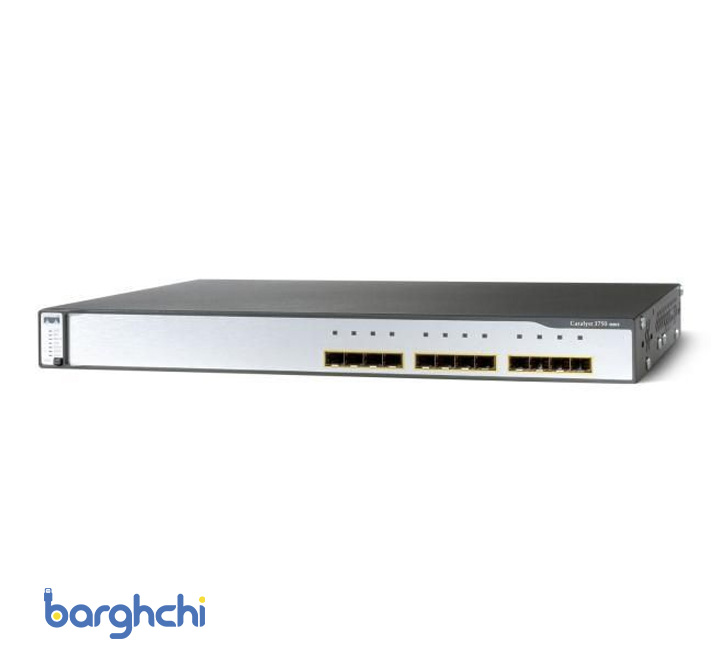 سوئیچ 12 پورت سیسکو مدل WS-C3750G-12S-E