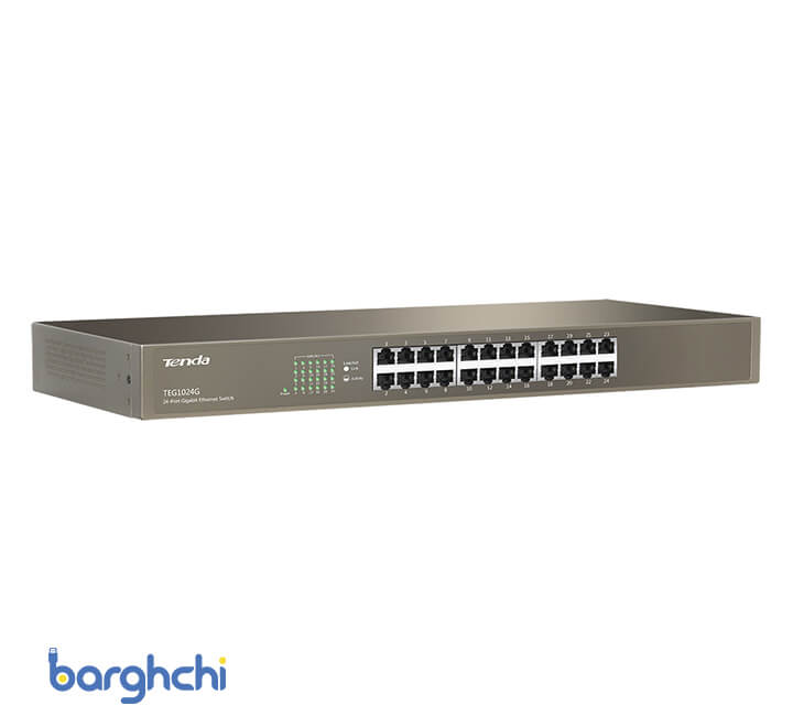 سوئیچ شبکه 24 پورت تندا مدل TEG1024G