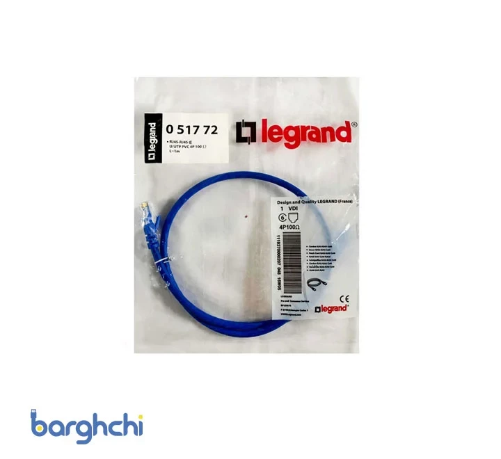 پچ کورد لگراند CAT6 UTP با روکش PVC (متراژ انتخابی)