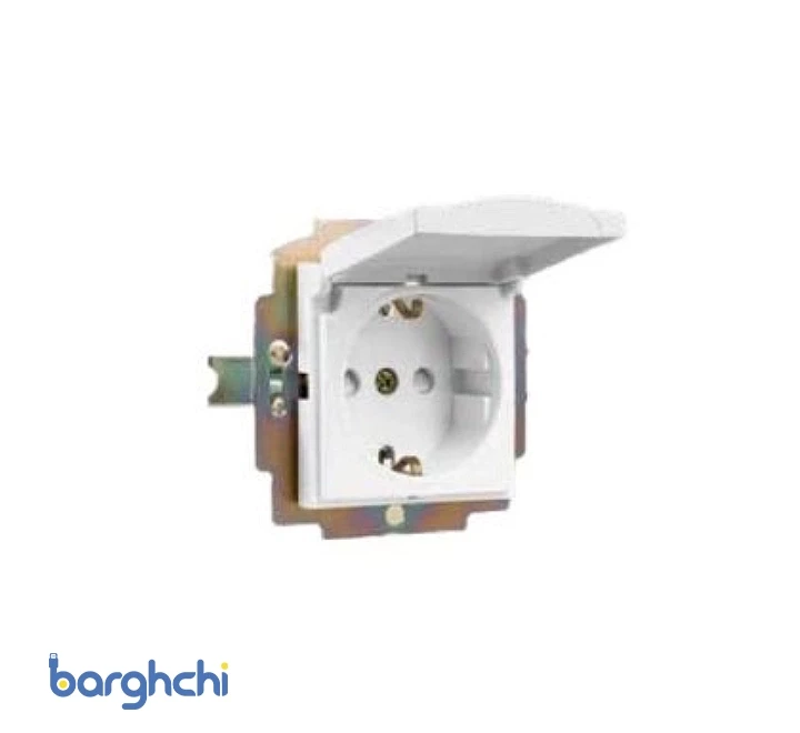 مکانیزم پریز ارت دار دربدار با قفل کودک پارت الکتریک مدل 4108