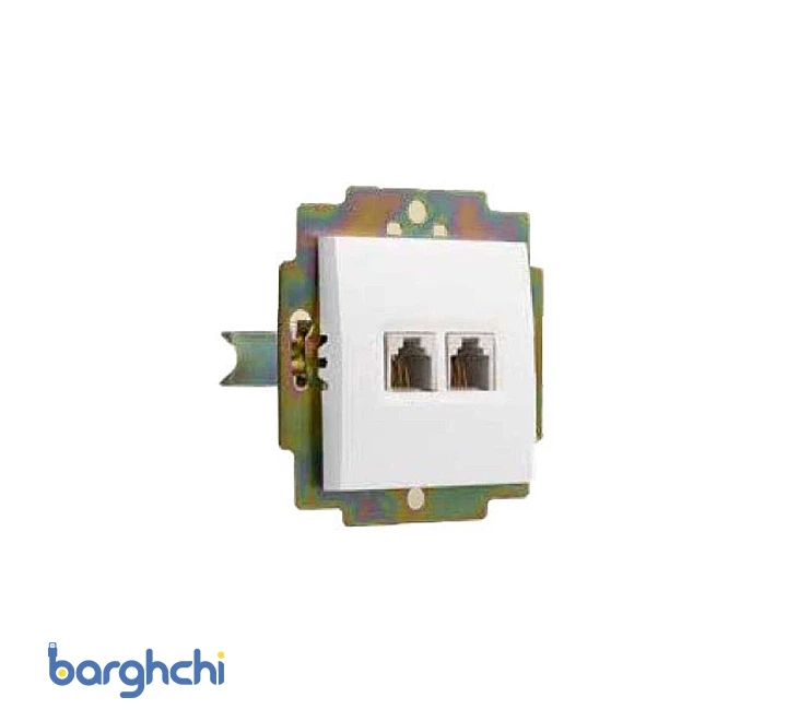 مکانیزم تلفن دو سوکت پارت الکتریک مدل 4027