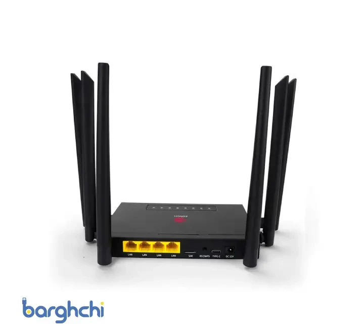 مودم روتر 4G LTE بی سیم N300 زونچ مدل B825
