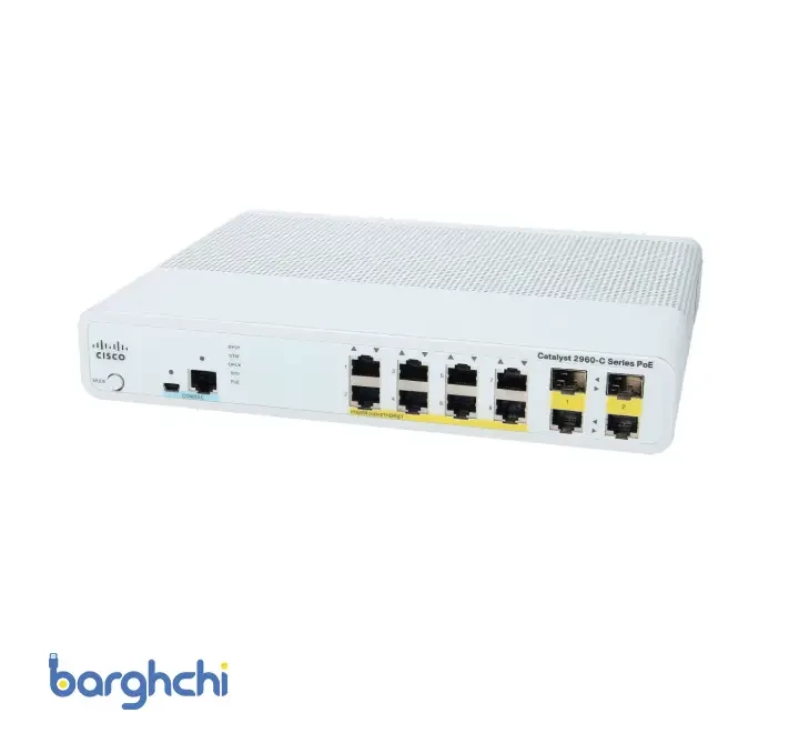 سوئیچ سیسکو مدل WS-C2960C-8PC-L
