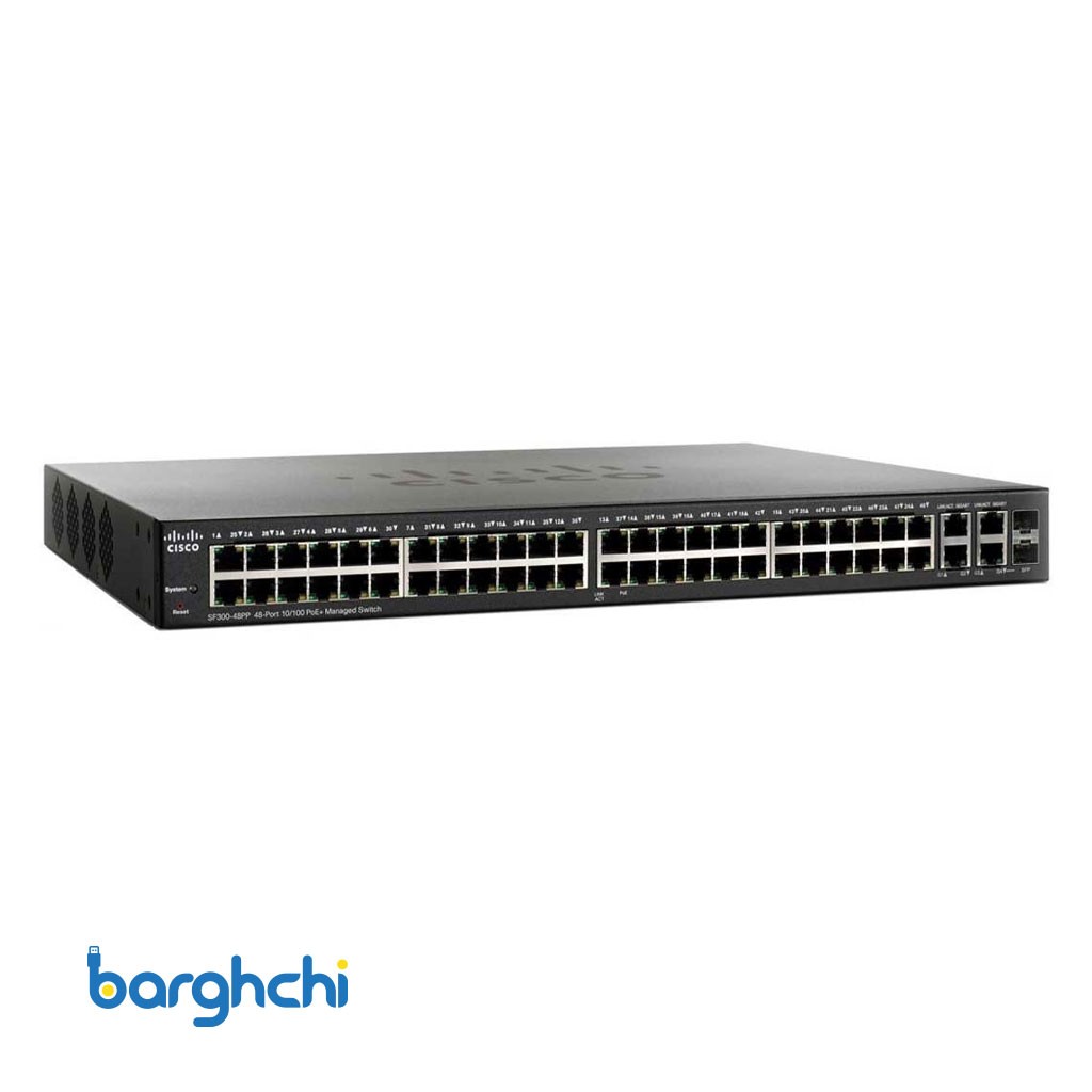سوئیچ 48 پورت POE سیسکو Cisco SF300-48P