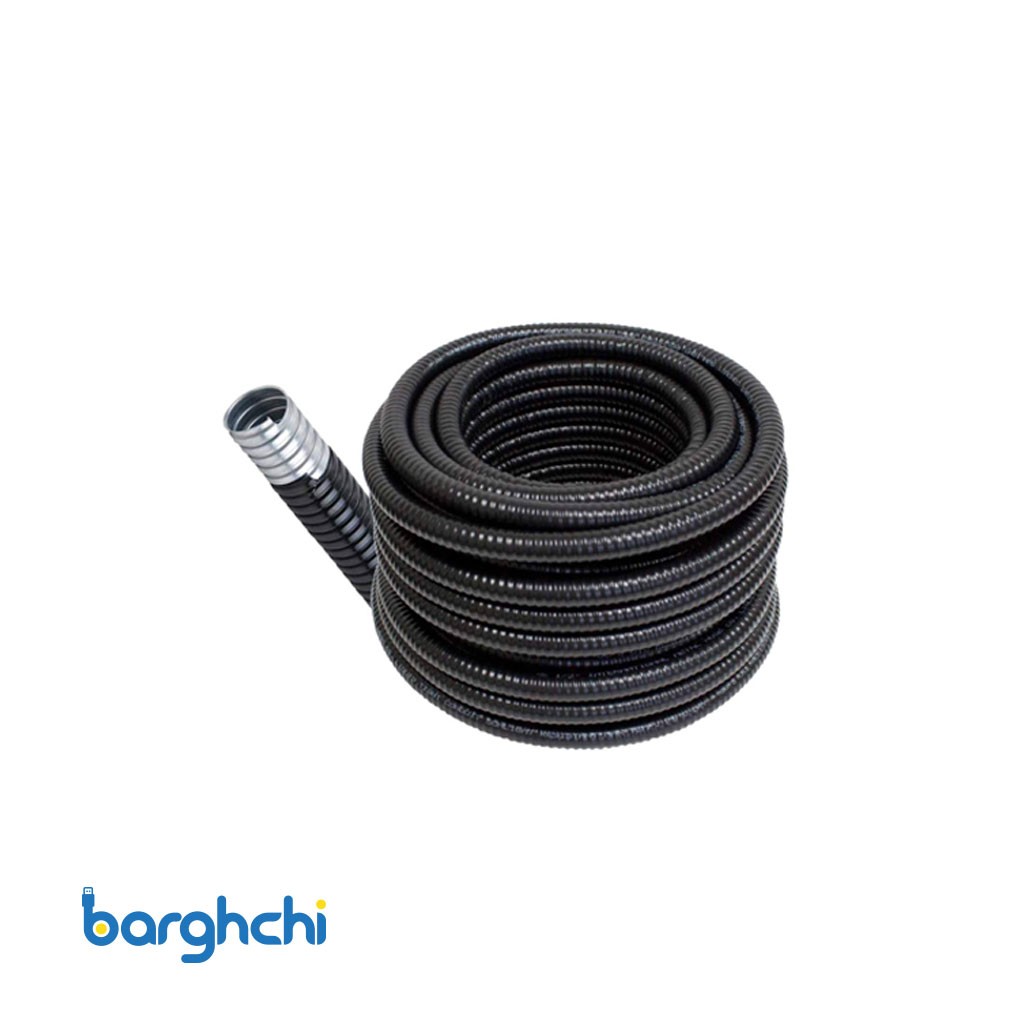لوله فلکسی سایز 9 (گالوانیزه با روکش PVC درجه 1) 25 متری