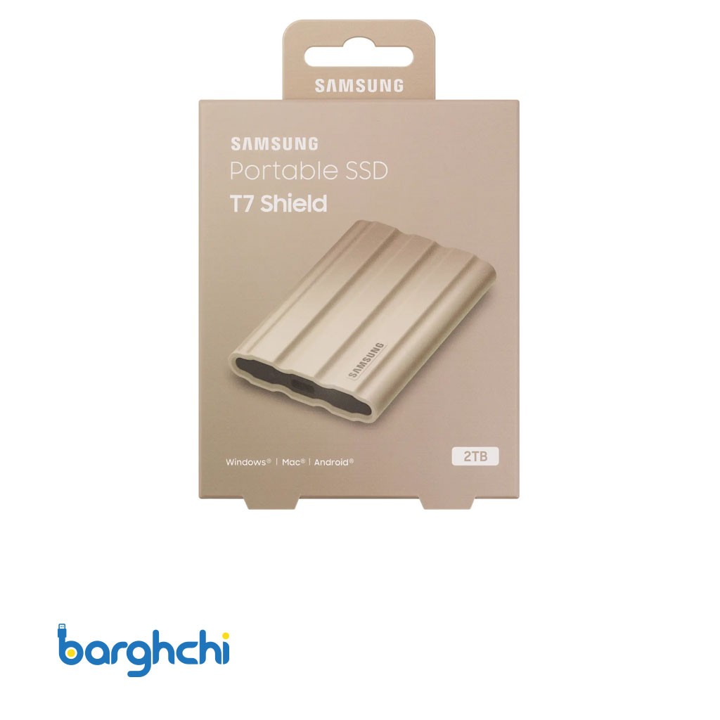 حافظه اس اس دی سامسونگ T7 Shield USB 3.2 Gen 2 ظرفیت 2 ترابایت
