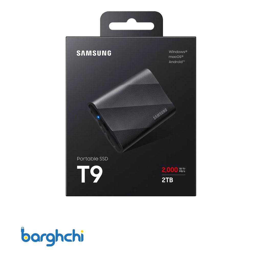 حافظه اس اس دی اکسترنال سامسونگ مدل T9 ظرفیت 2 ترابایت