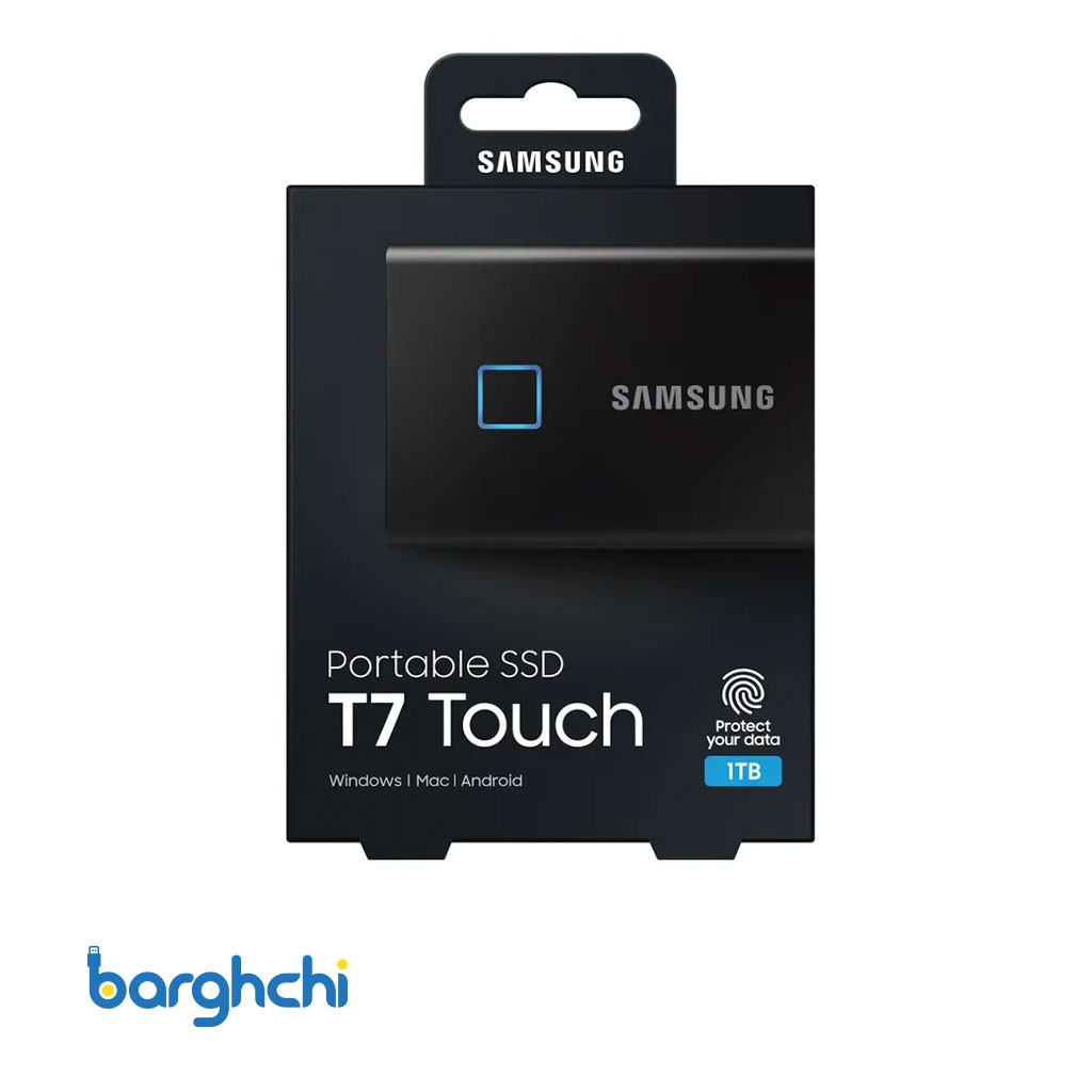 اس اس دی سامسونگ T7 Touch USB 3.2 Gen 2 ظرفیت 2 ترابایت