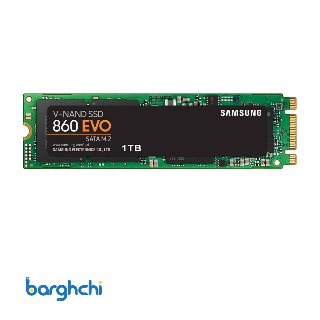 حافظه اس اس دی سامسونگ 860EVO SATA M.2 ظرفیت 1 ترابایت
