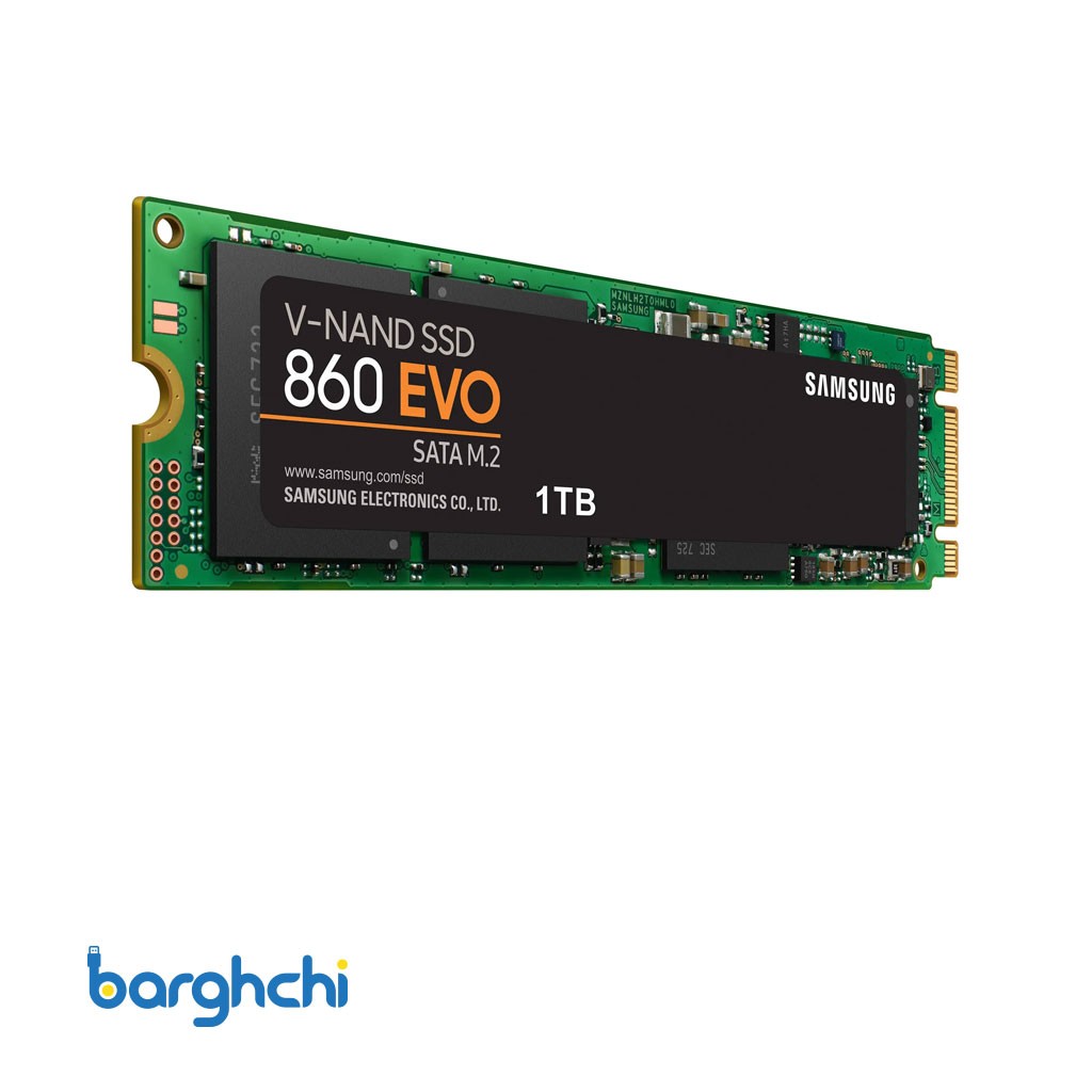 حافظه اس اس دی سامسونگ 860EVO SATA M.2 ظرفیت 1 ترابایت