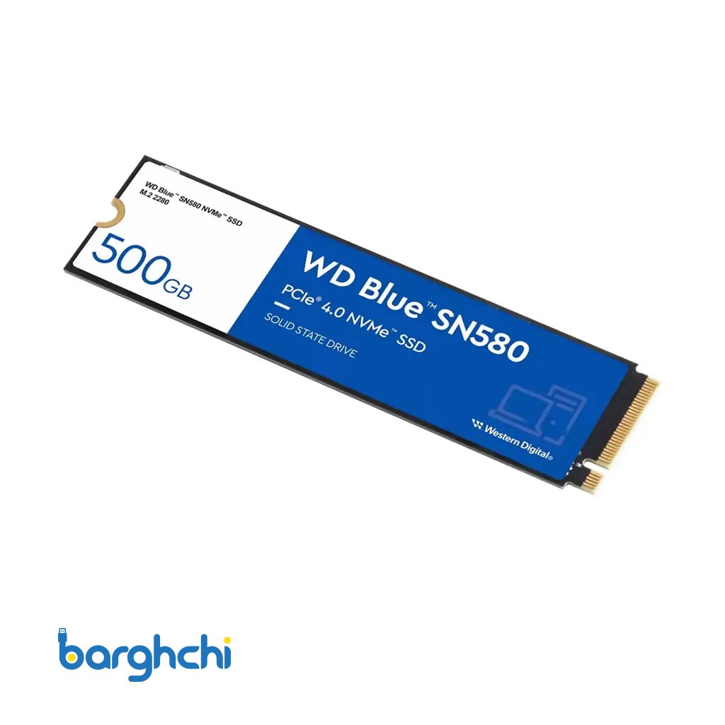 حافظه اس اس دی وسترن دیجیتال  Blue SN580 NVMe M.2 ظرفیت 500 گیگابایت