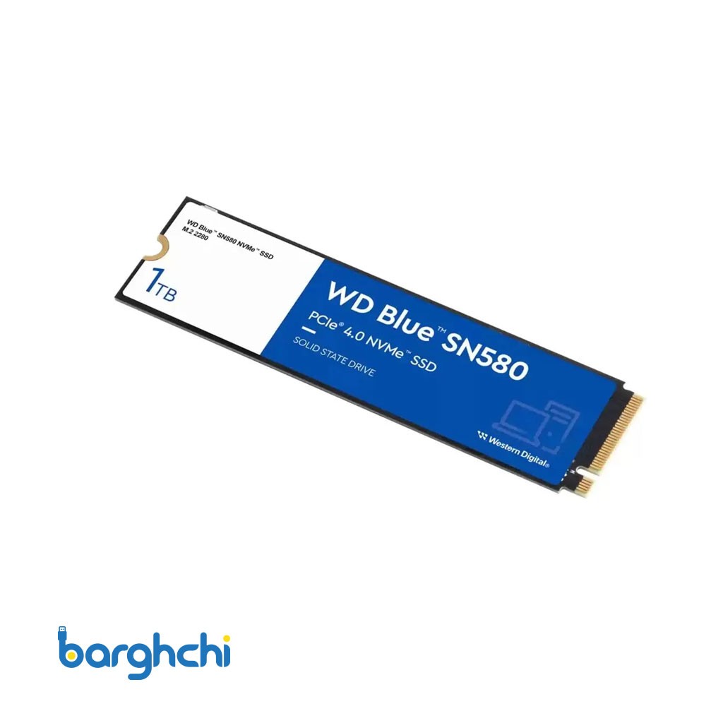 حافظه اس اس دی وسترن دیجیتال Blue SN580 NVMe M.2 ظرفیت 1 ترابایت