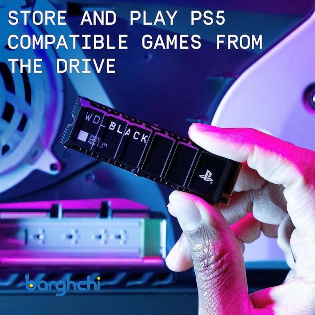 اس اس دی اینترنال وسترن دیجیتال Black SN850X ظرفیت 1 ترابایت