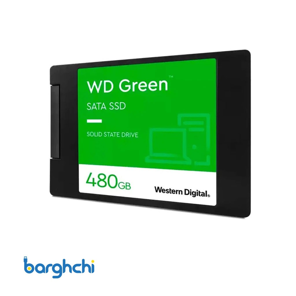 اس اس دی اینترنال وسترن دیجیتال Green WDS480G3G0A ظرفیت 480 گیگابایت