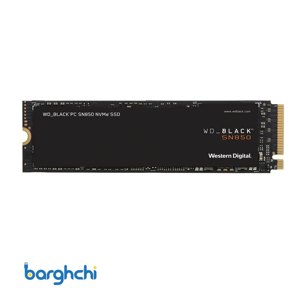 حافظه اس اس دی اینترنال وسترن دیجیتال Black SN850  ظرفیت 2 ترابایت
