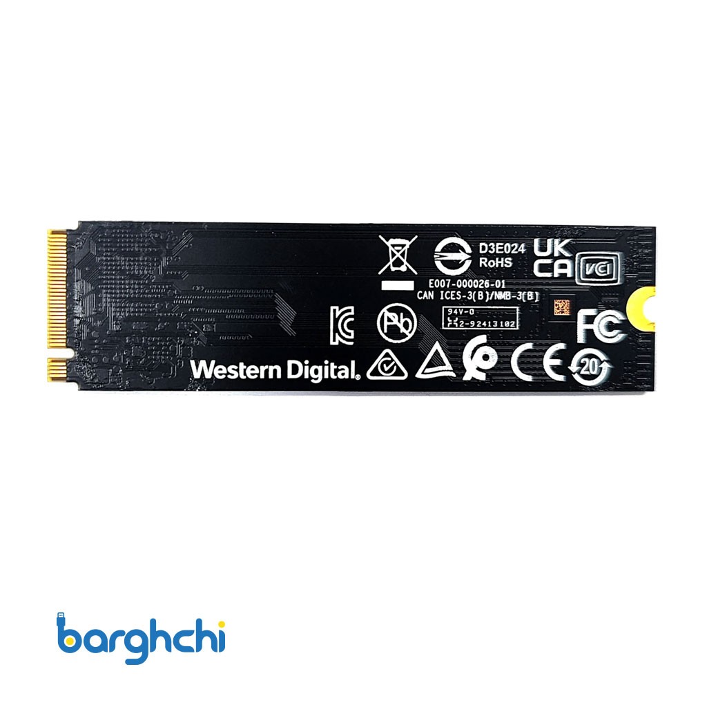 حافظه اس اس دی وسترن دیجیتال PC SN740 ظرفیت 256 گیگابایت