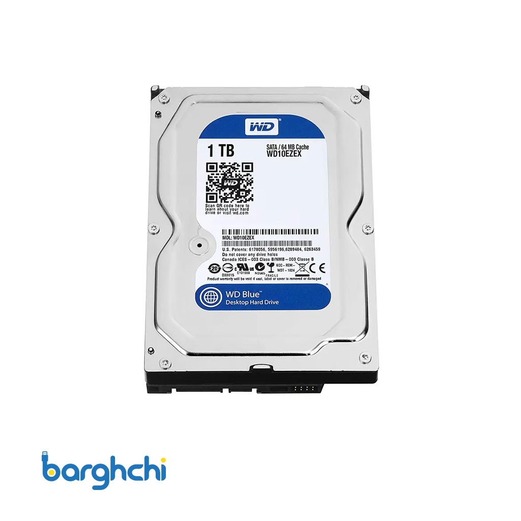 هارد دیسک وسترن دیجیتال Blue WD10EZEX ظرفیت 1 ترابایت