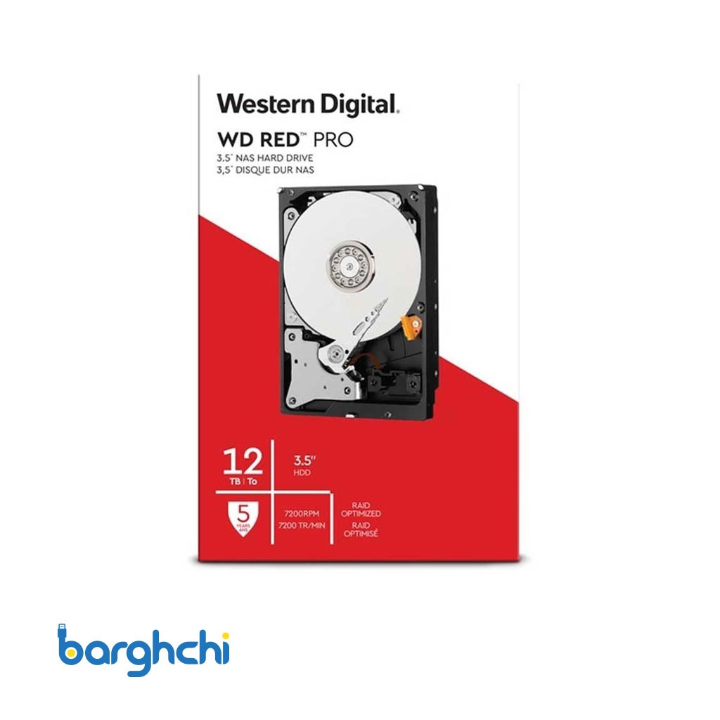 هارد اینترنال وسترن دیجیتال WD Red Pro NAS WD121KFBX ظرفیت 12 ترابایت