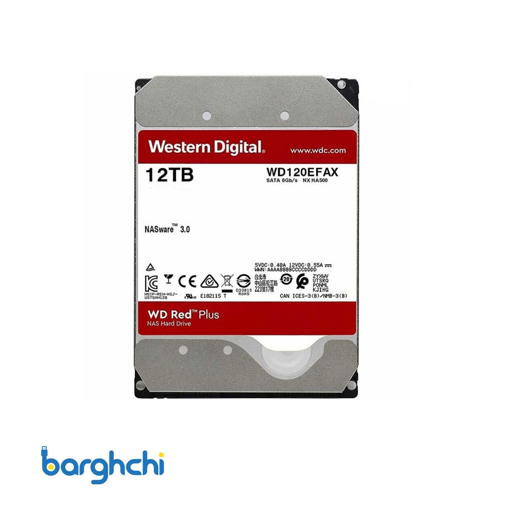هارد اینترنال وسترن دیجیتال WD Red Pro NAS WD121KFBX ظرفیت 12 ترابایت