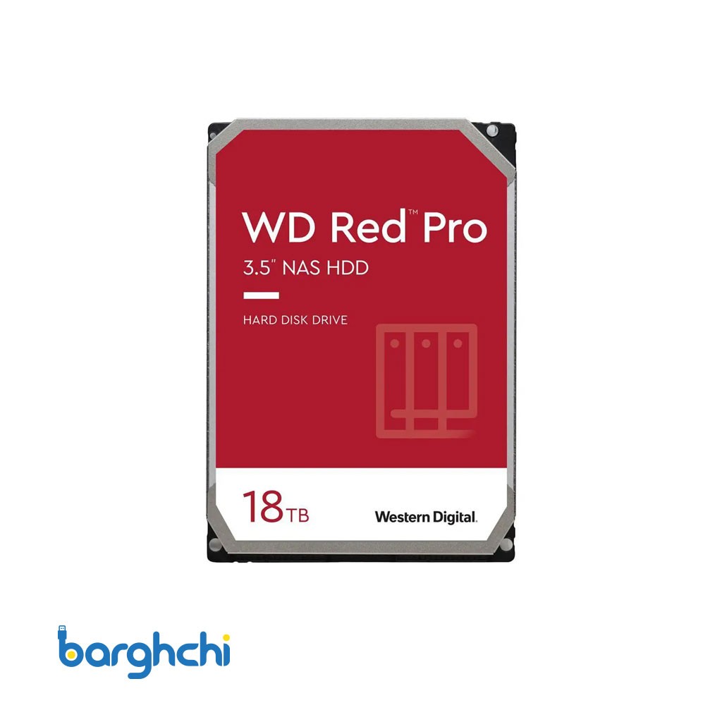هارد دیسک وسترن دیجیتال Red Pro WD181KFGX ظرفیت 18 ترابایت