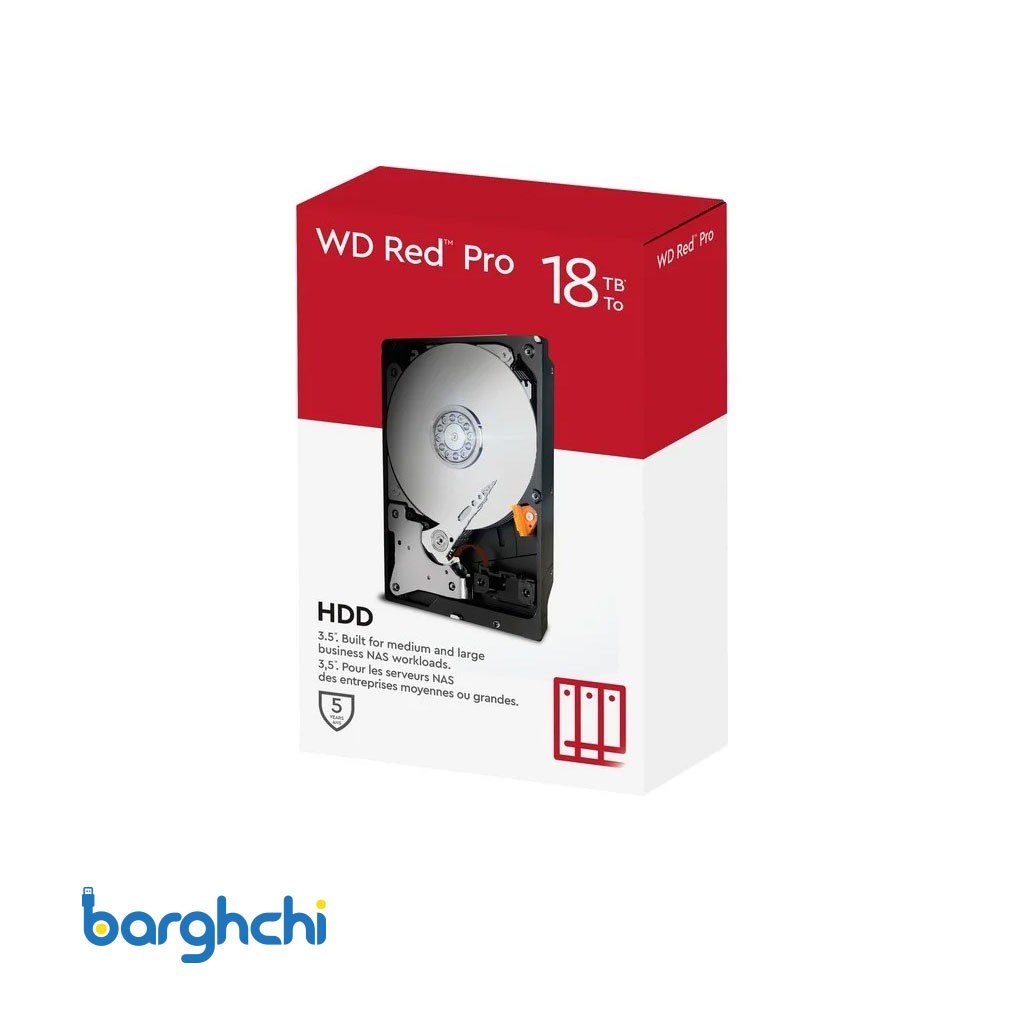 هارد دیسک وسترن دیجیتال Red Pro WD181KFGX ظرفیت 18 ترابایت