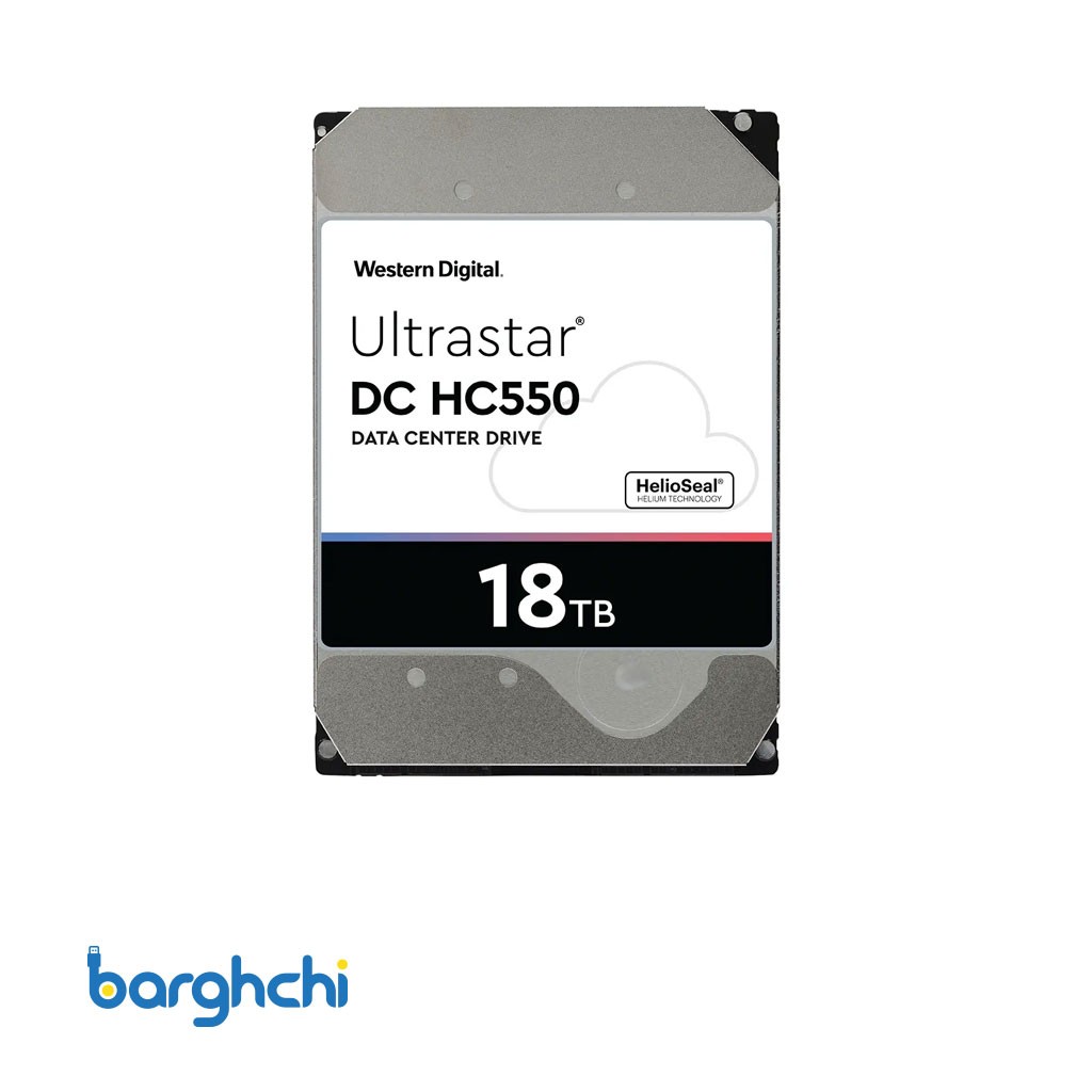 هارد دیسک وسترن دیجیتال Ultrastar HC550 0F38459 ظرفیت 18 ترابایت