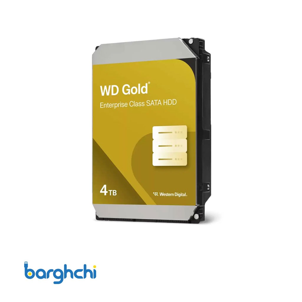هارد دیسک وسترن دیجیتال Gold WD4004FRYZ 3.5 Inch ظرفیت 4 ترابایت