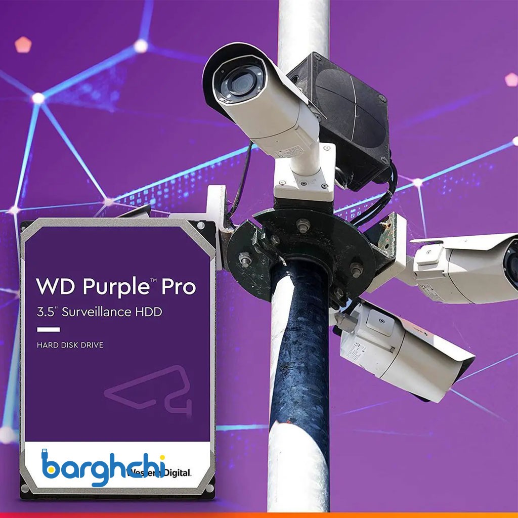 هارد دیسک وسترن دیجیتال WD Purple Pro WD181PURP ظرفیت 18 ترابایت
