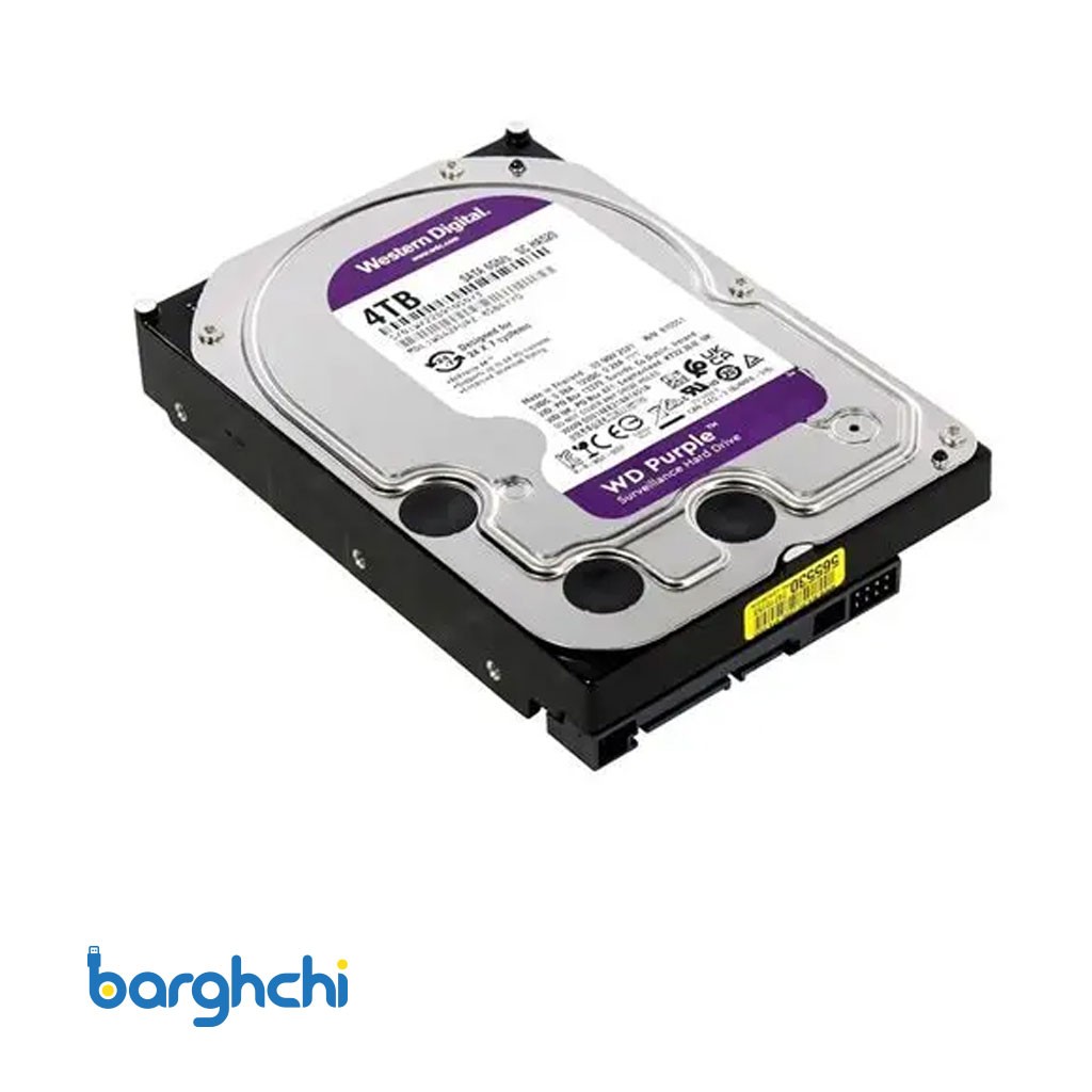 هارد دیسک وسترن دیجیتال Purple Surveillance WD43PURZ  ظرفیت 4 ترابایت